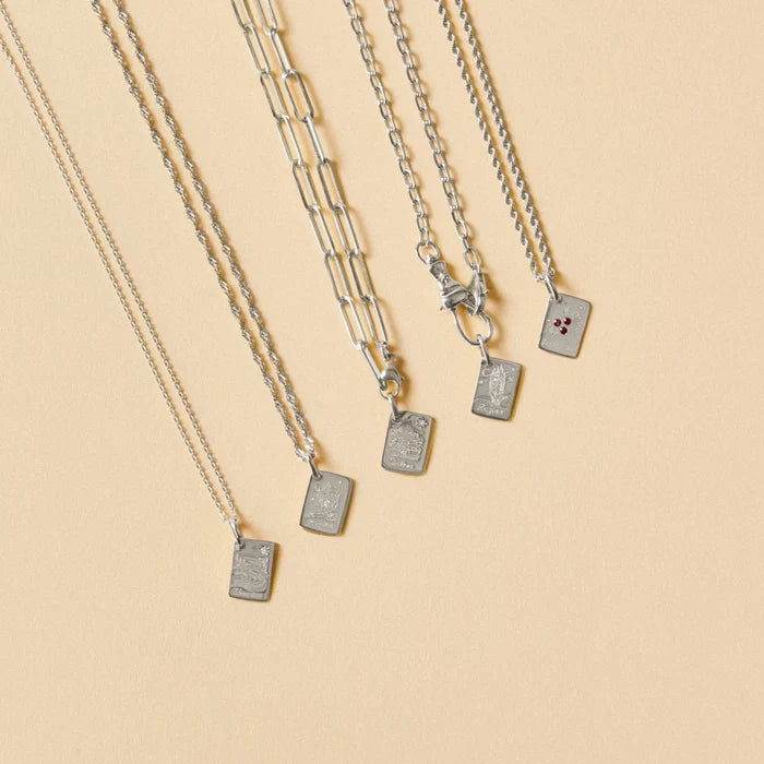 quebec postcard charm - sterling silver