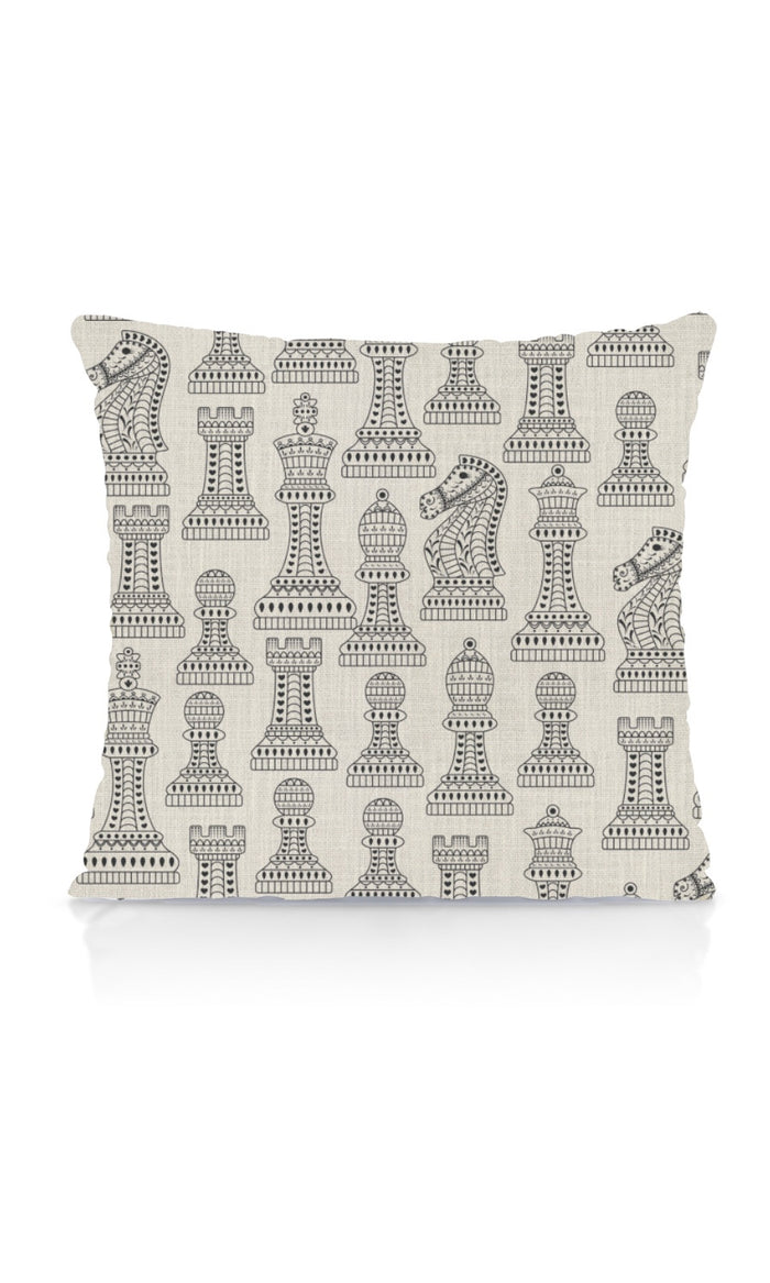 Modern Print Home Textile Fabric Material By the Metre (Black/ Milky White)