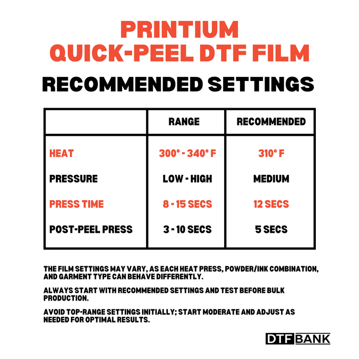 Quick Peel DTF Film - 23.6" x 328'