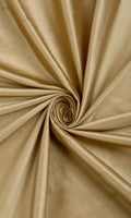 Shantung Silk Home Décor Fabric By the Metre (Golden Beige/ Ochre Yellow)
