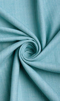 Herringbone Textured Curtains (Blue)
