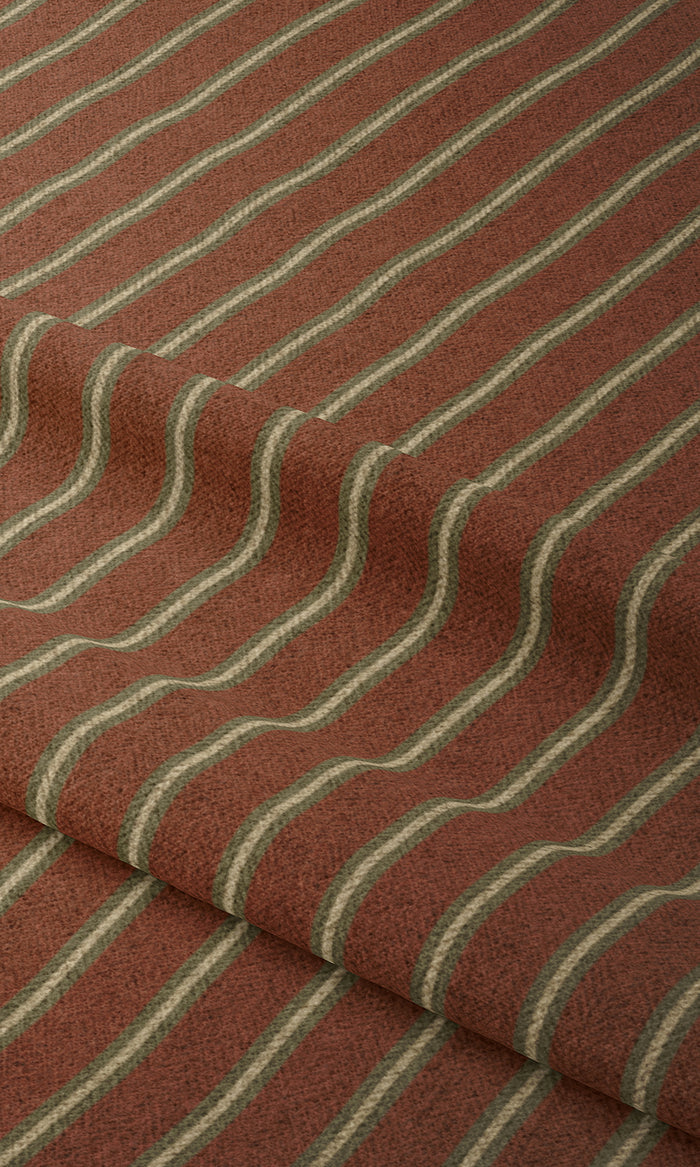 Modern Striped Curtains (Red) Extra Long Short Wide