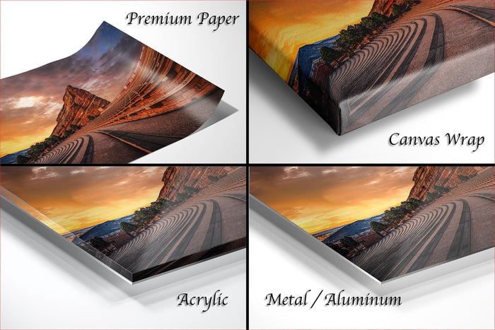 Red Rocks Print, Sunrise Colorado Landscape Fine Art, Special Ed.