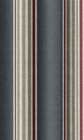 Modern Geometric Print Home Décor Fabric By the Metre (Grey/ Red)