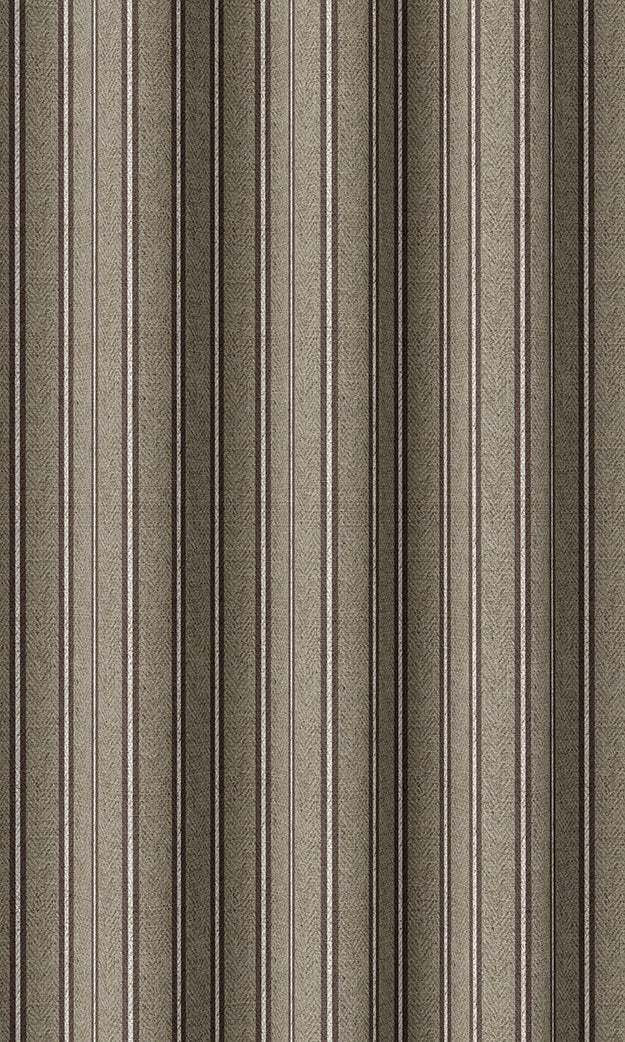 Striped Curtains (Beige & Brown)