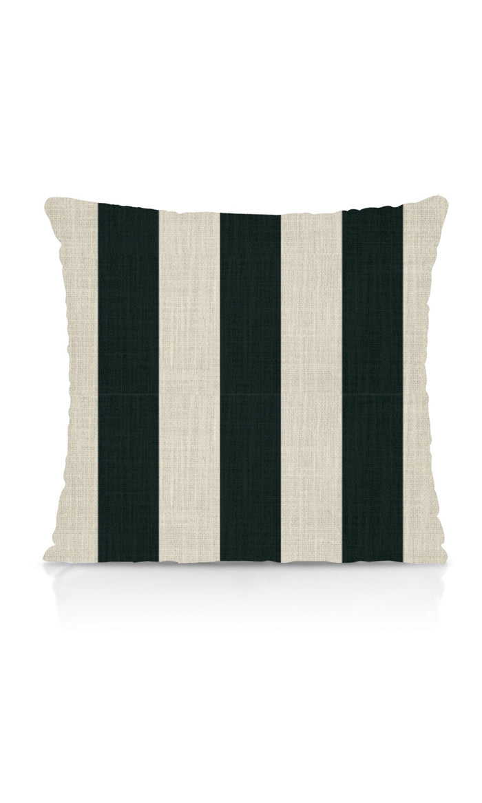 Geometrical Patterned Pinch Pleat, Rod Pocket, Eyelet Curtains (Black/ Ivory)