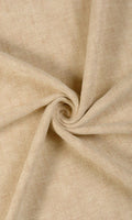 Plain Cotton Drapery (Pale Beige/ Tan Brown)
