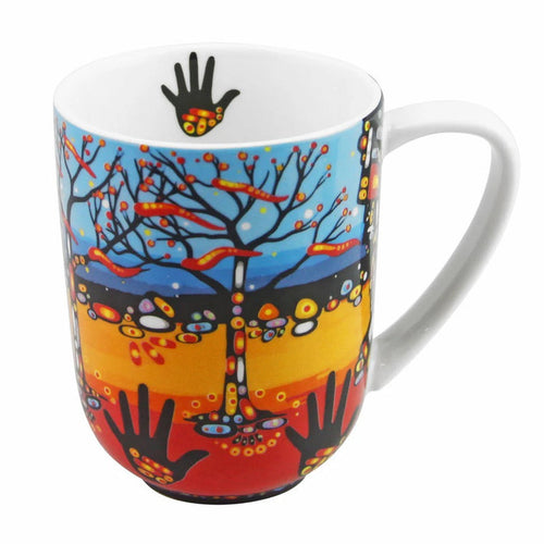 Remember indigenous art mug by John Rombough Canada