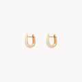 Restoration Mini Hoop in 14k yellow gold