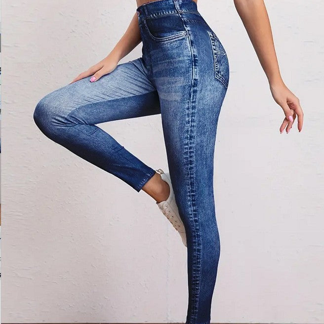 Retro High-Elastic Hip-Lifting Yoga Tights