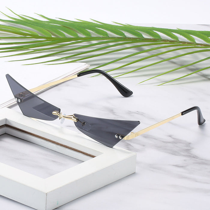 Retro Triangle Cat Eye Sunglasses — Unisex
