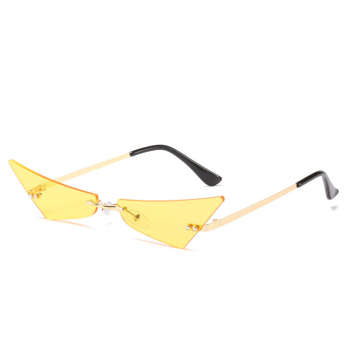 Retro Triangle Cat Eye Sunglasses — Unisex