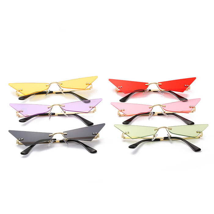 Retro Triangle Cat Eye Sunglasses — Unisex