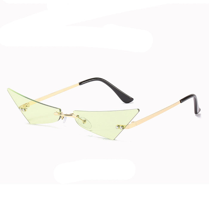 Retro Triangle Cat Eye Sunglasses — Unisex