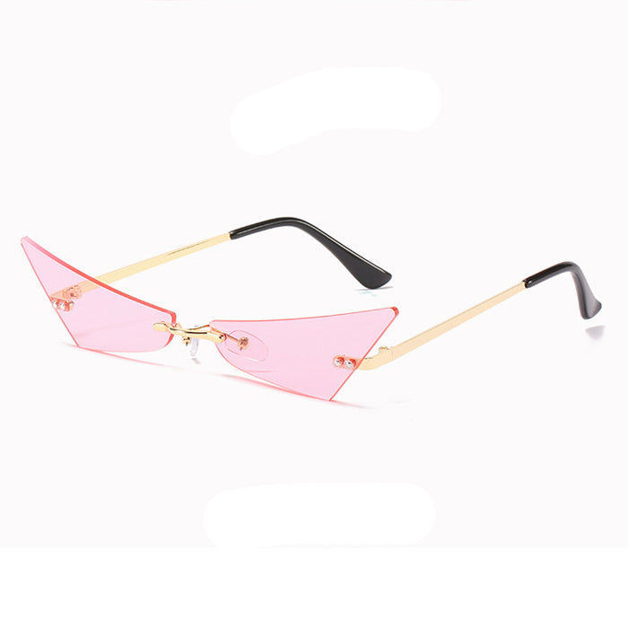 Retro Triangle Cat Eye Sunglasses — Unisex