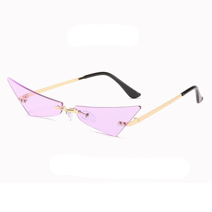 Retro Triangle Cat Eye Sunglasses — Unisex