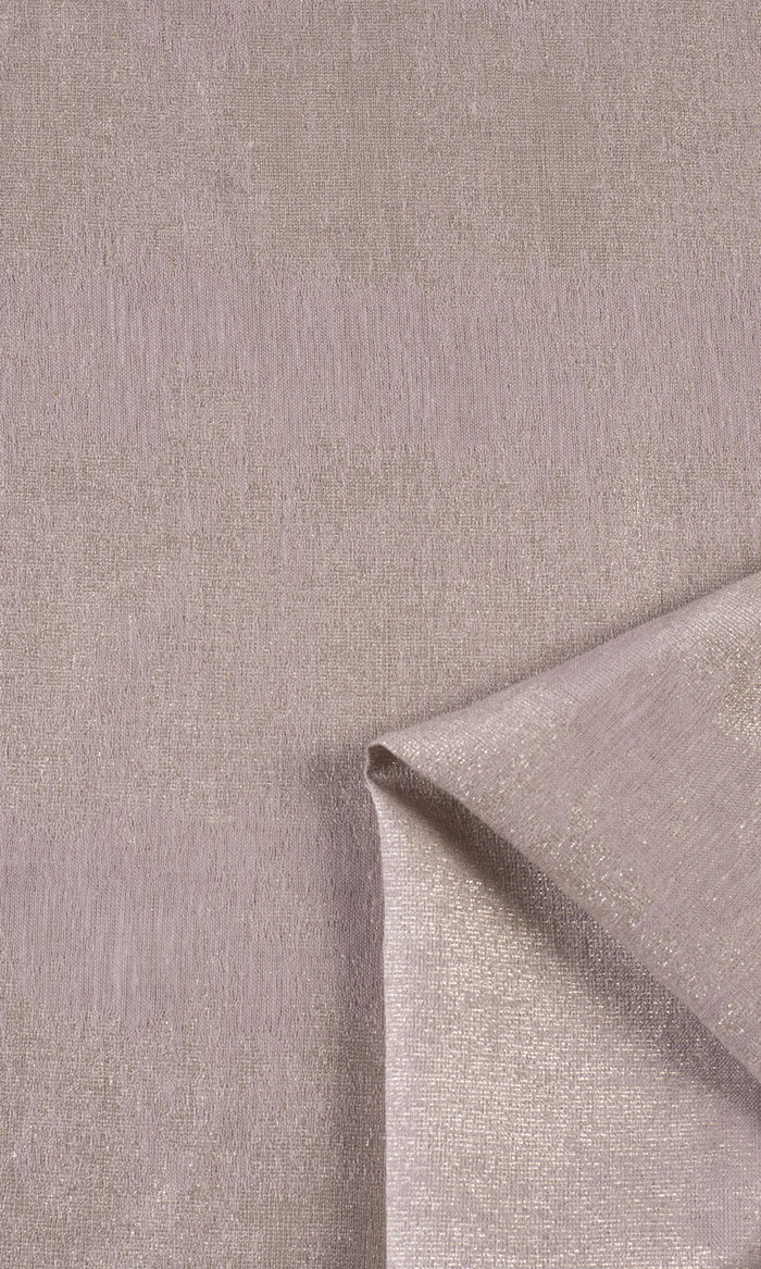 Textured Fabric Material By the Metre (Dusty Pink/ Gold)