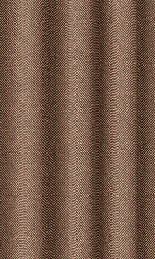 Herringbone Textured Drapery (Red/ Orange)