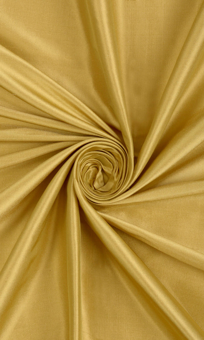 Shantung Silk Drapes (Ochre/ Mustard Yellow)