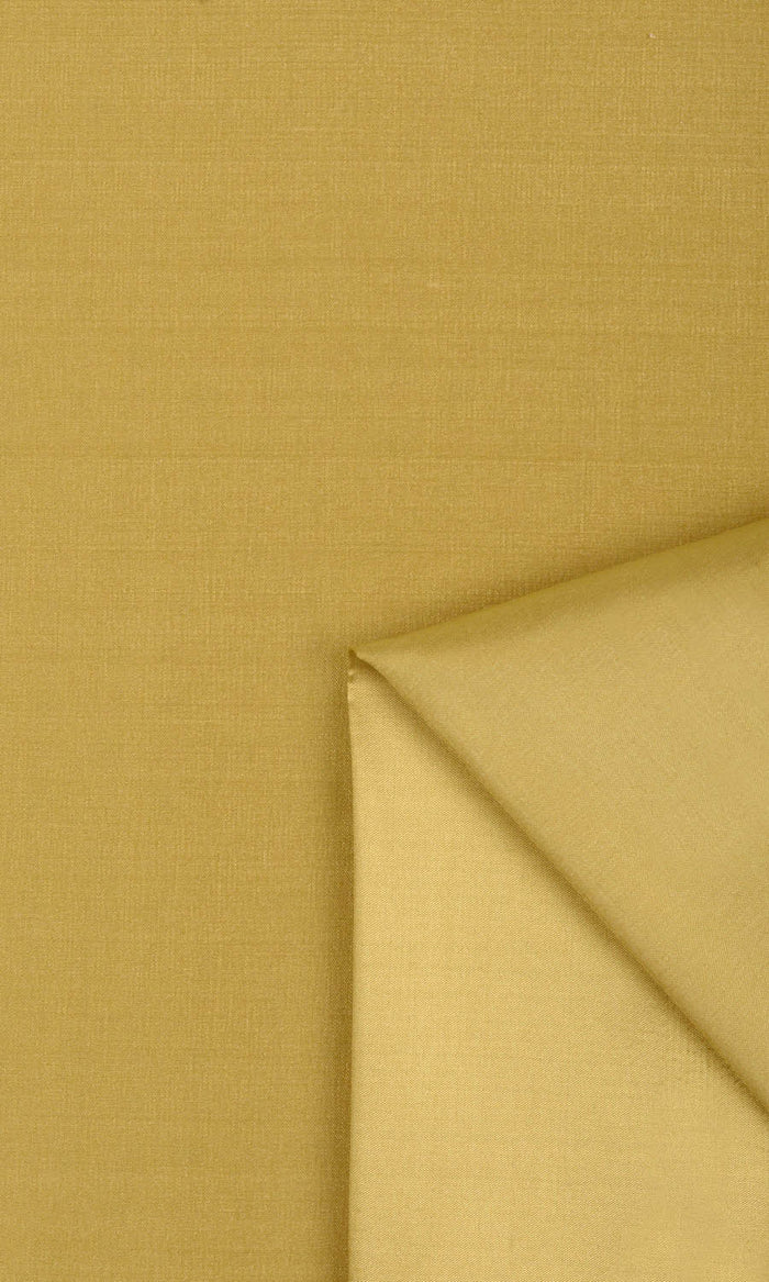 Shantung Silk Made-to-Measure Curtains (Ochre/ Mustard Yellow)