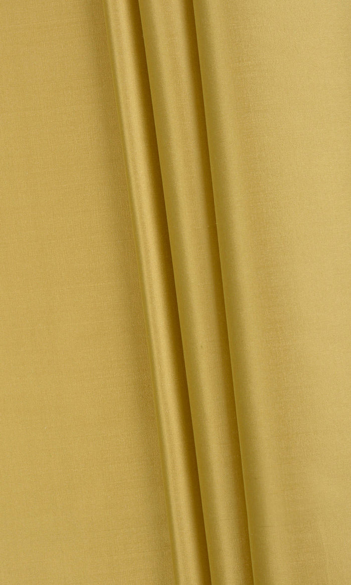 Shantung Silk Any Size Style Curtains (Ochre/ Mustard Yellow)