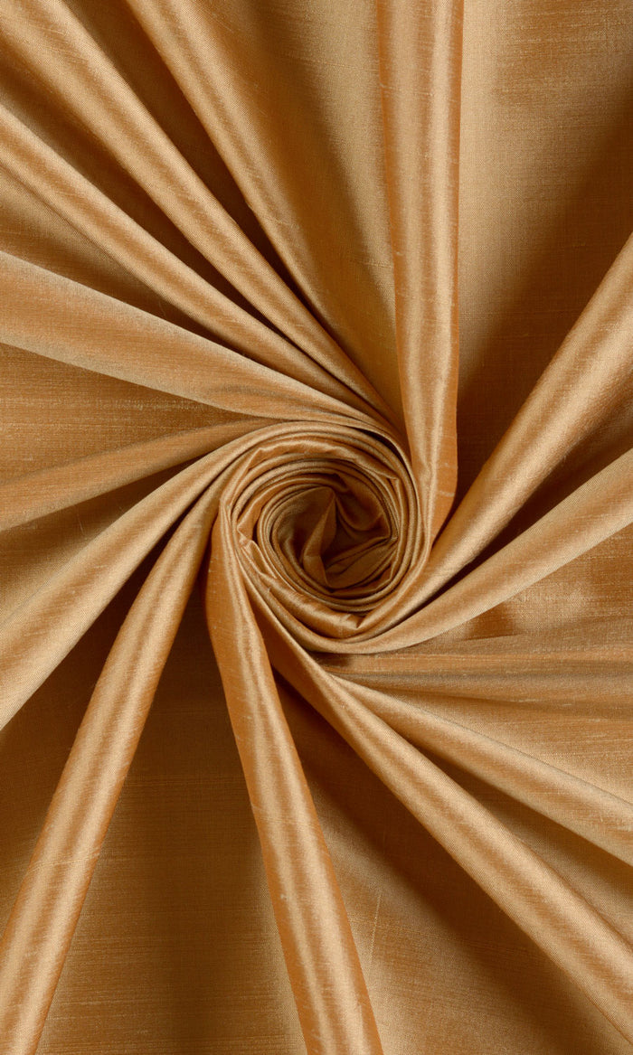 Shantung Silk Drapes (Mustard Gold)