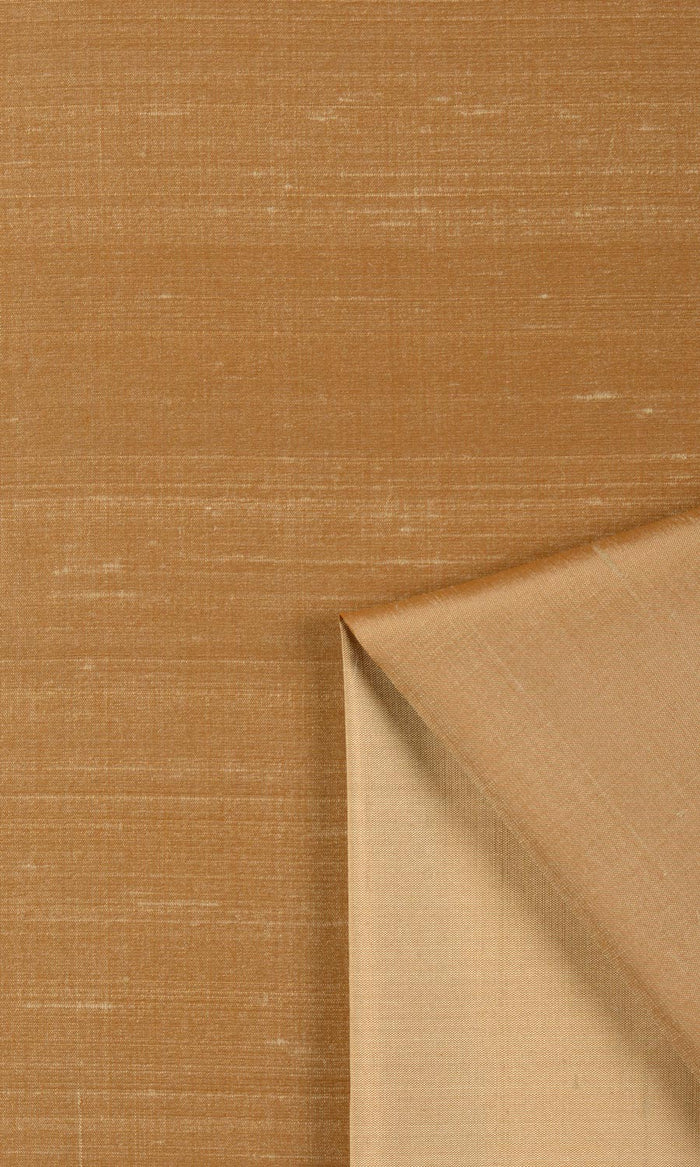 Shantung Silk Made-to-Measure Curtains (Mustard Gold)