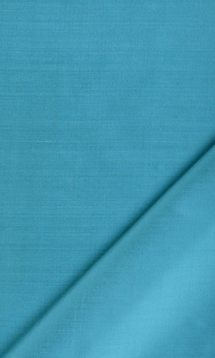 Shantung Silk Curtains / Drapes / Window Drapery Panels (Aqua Blue)