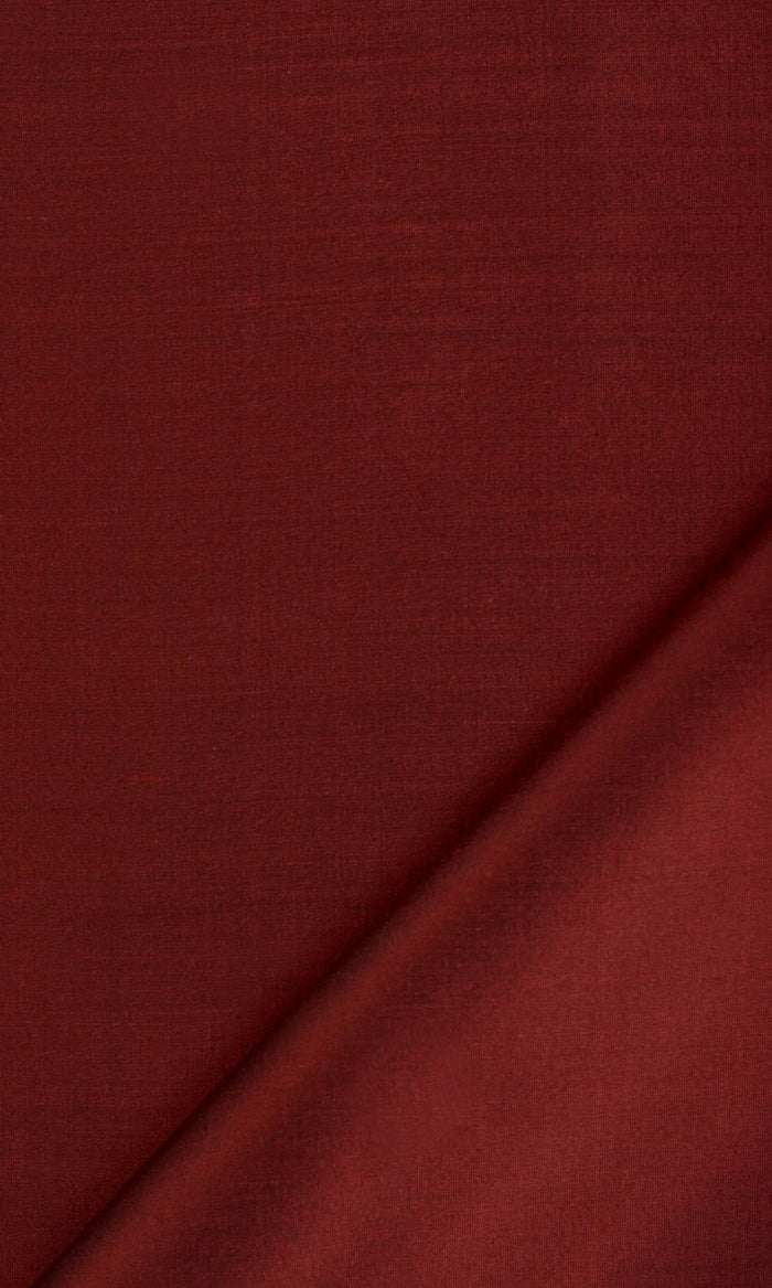 Shantung Silk Made-to-Measure Curtains (Burgundy Red)