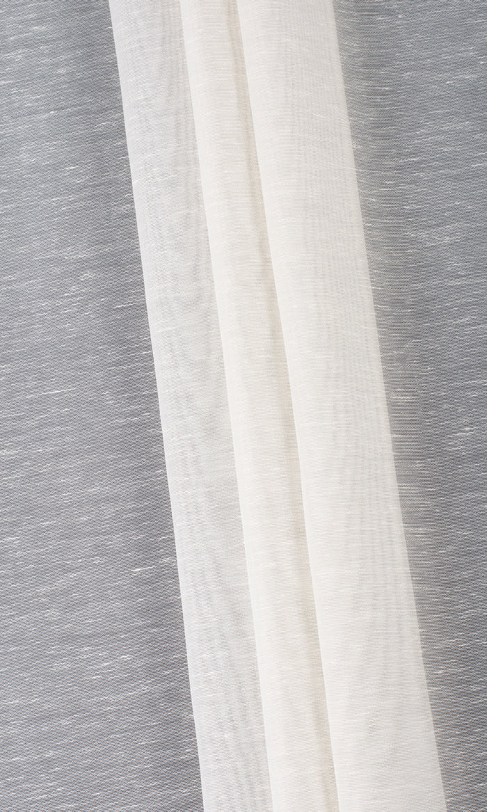 Sheer Home Textile Fabric Material By the Metre (Powder White)