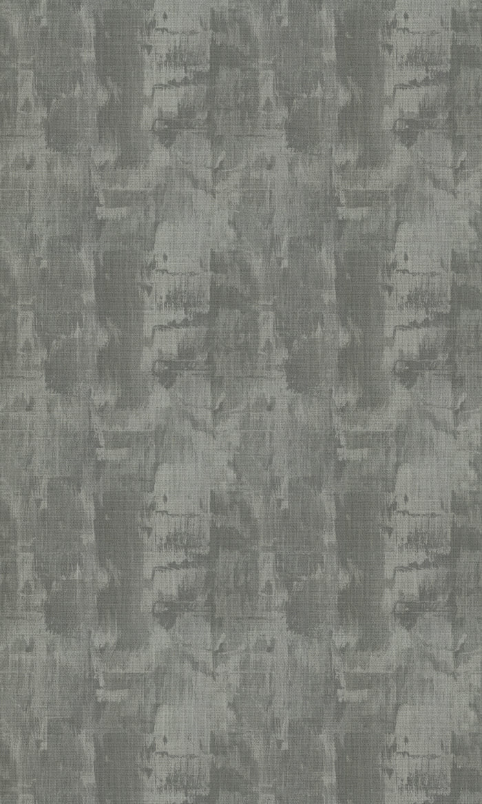 Watercolor Effect Striped Fabric Material By the Metre (Grey)