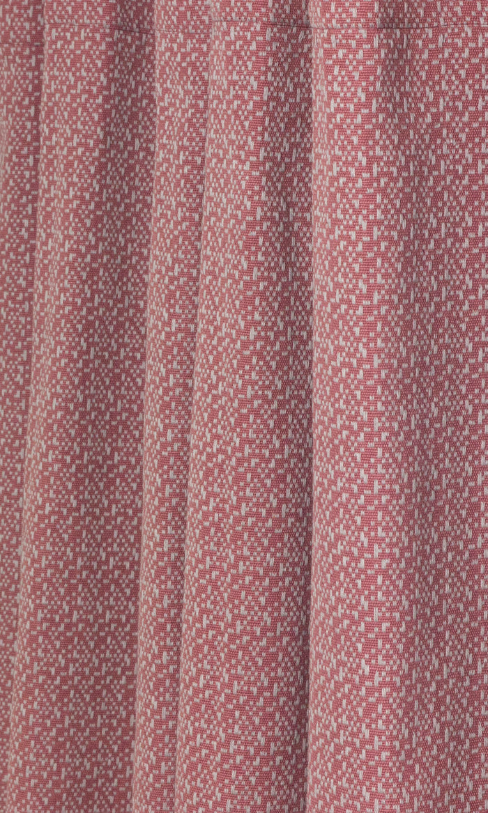 Cotton Window Treatments Fabric By the Metre (Pink/ Grey)