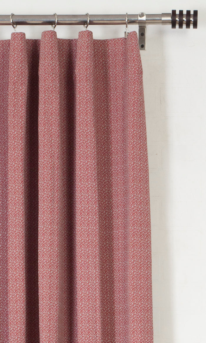Cotton Home Textile Fabric Material By the Metre (Pink/ Grey)