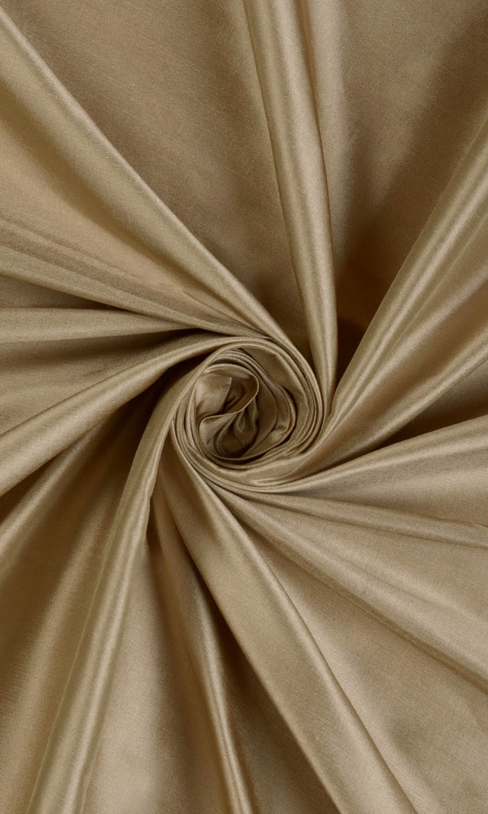 Shantung Silk Curtain Panels (Brown)
