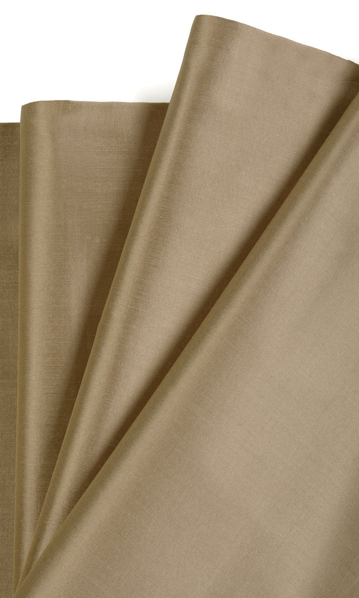 Shantung Silk Curtain Panels (Brown) Extra Long Short Wide