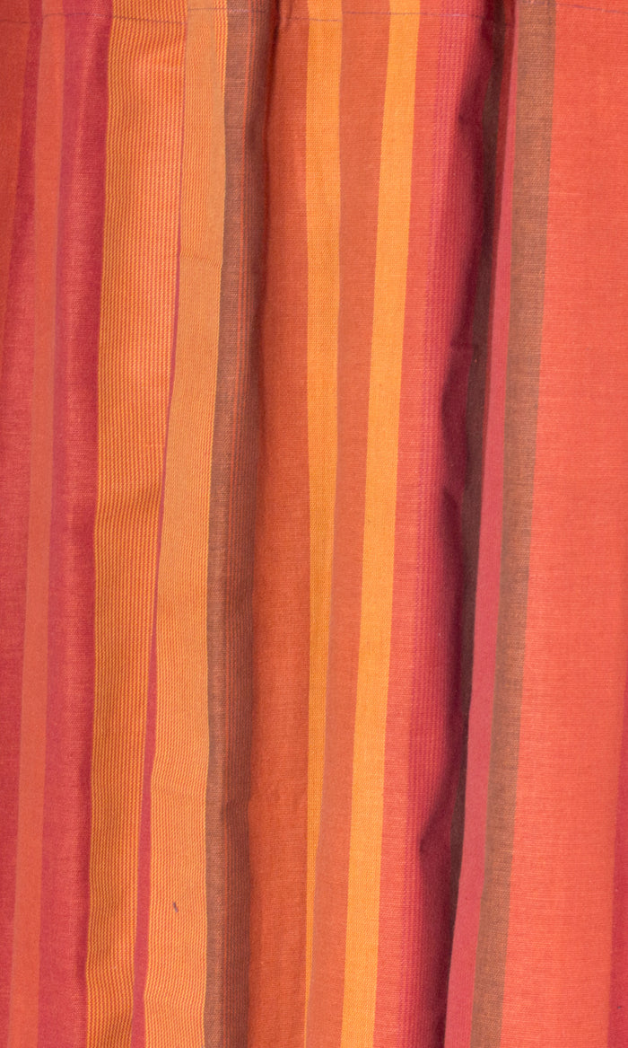 Cotton Window Treatments Fabric By the Metre (Orange)