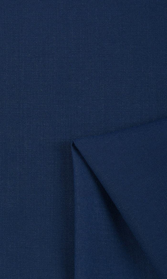 Plain Cotton Curtains / Drapes / Window Drapery Panels (Navy Blue)