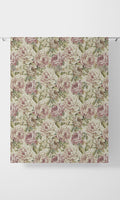 Floral Drapes (Ivory/ Green/ Pink)