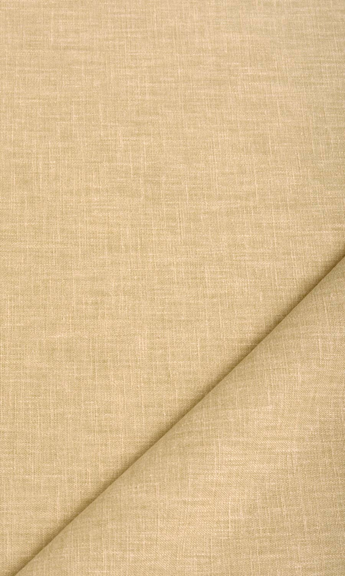 Linen Texture Pinch Pleat, Rod Pocket, Eyelet Curtains (Wheat Beige)