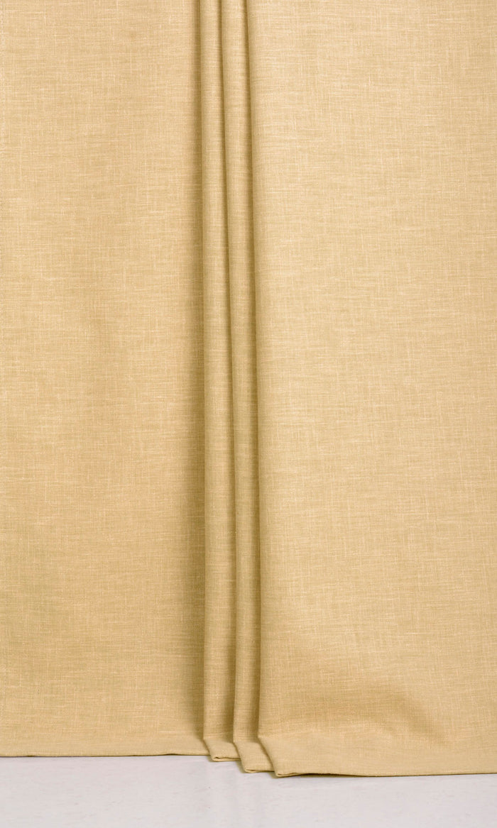Linen Texture Made-to-Measure Curtains (Wheat Beige)