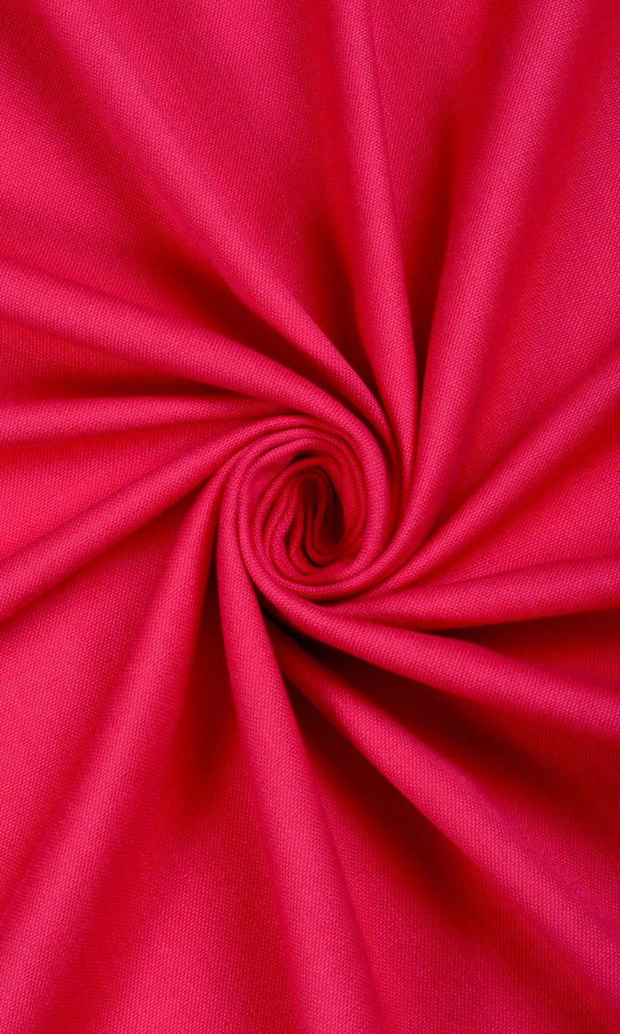 Plain Home Décor Fabric By the Metre (Raspberry Red)