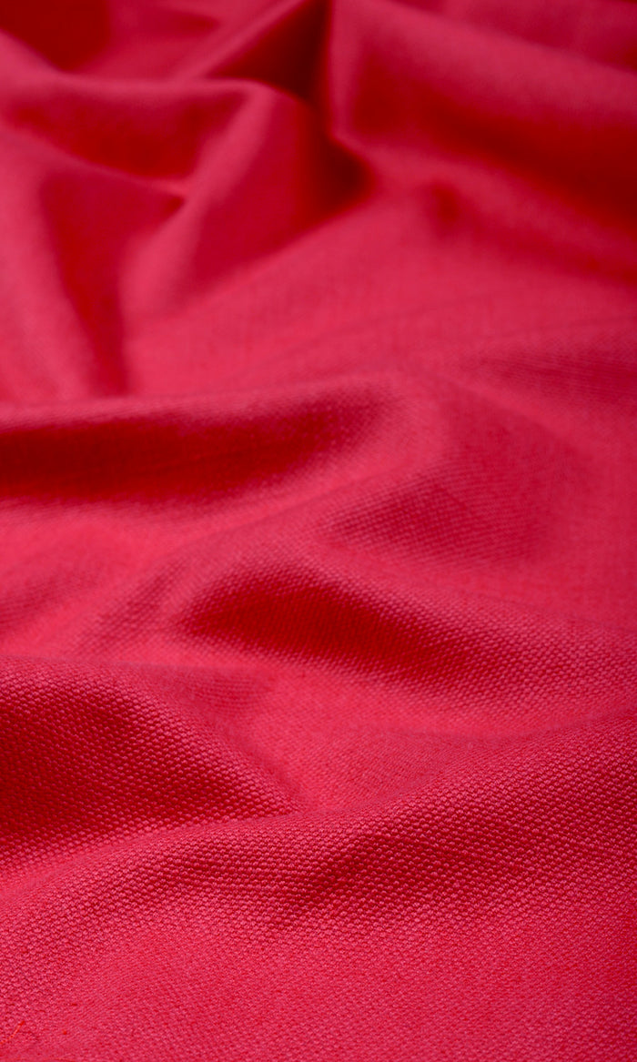 Plain Window Treatments Fabric By the Metre (Raspberry Red)
