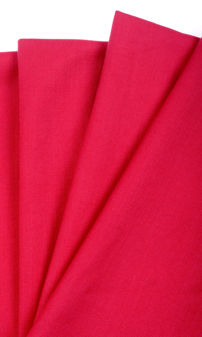 Plain Curtains / Drapes / Window Drapery Panels (Raspberry Red)