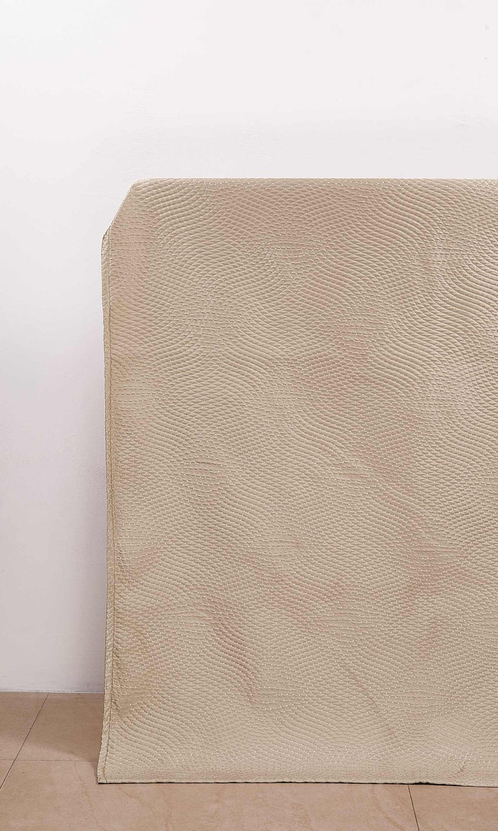 Silk-Blend Curtains for Living, Bedroom, Kitchen, Bathroom (Caramel Brown)