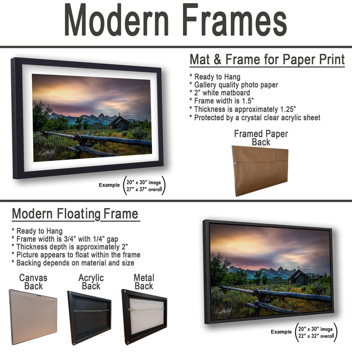 a picture frame with a picture hanging on the wall