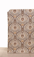 Damask Drapery (Brown/ Yellow/ Umber)