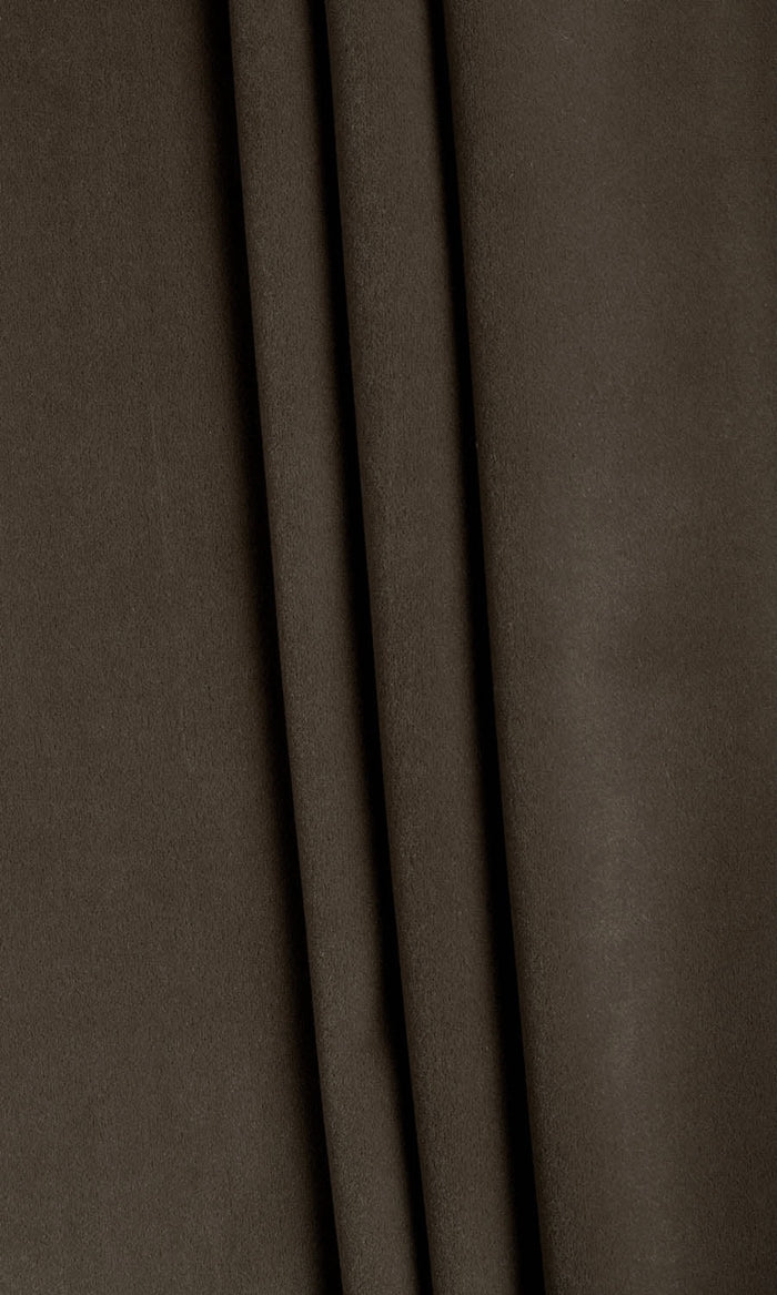 Velvet Curtains for Living, Bedroom, Kitchen, Bathroom (Coffee Brown)