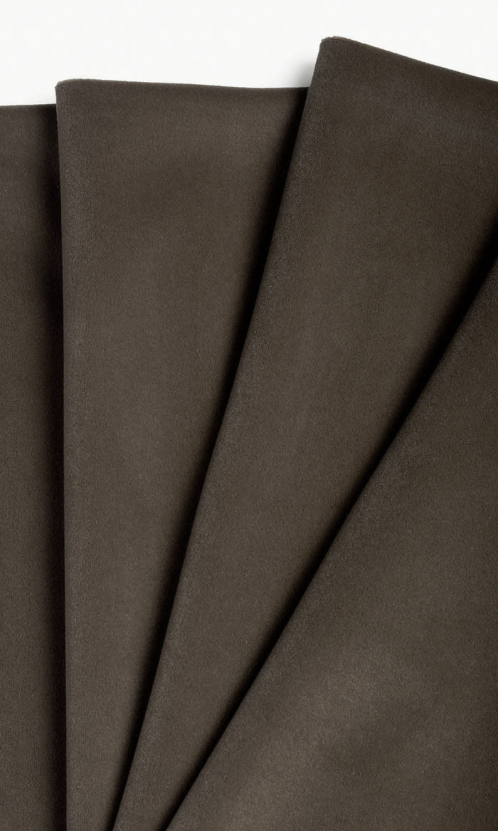 Velvet Curtains / Drapes / Window Drapery Panels (Coffee Brown)