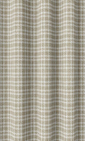 Checkered Home Décor Fabric By the Metre (Brown/ White)