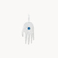 sacred palm silver charm - sterling silver
